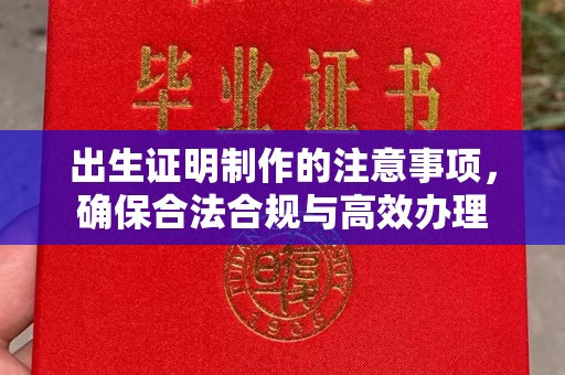 龙胜出生证明制作的注意事项，确保合法合规与高效办理