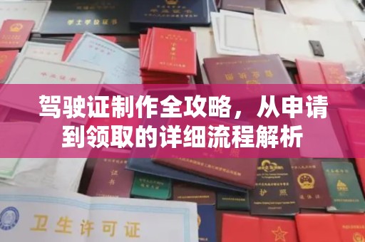 湖滨驾驶证制作全攻略，从申请到领取的详细流程解析